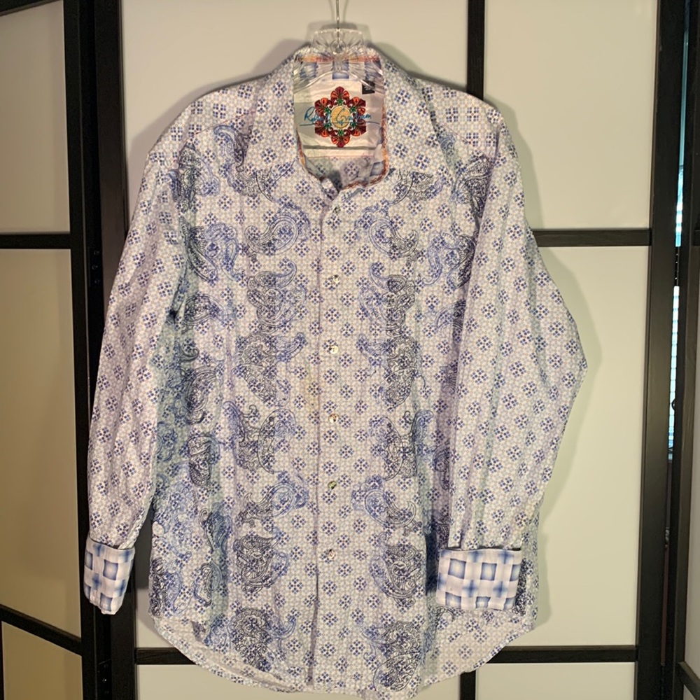 Men's Robert Graham long sleeve dress shirt